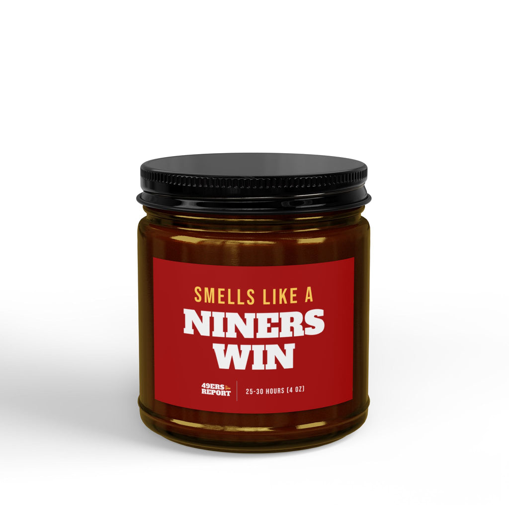 Smells Like A Niners Win Candle (4oz) from 49ers Report
