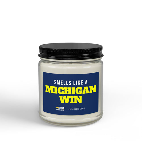 Smells Like A Michigan Win Candle (4oz) from Michigan Football Report