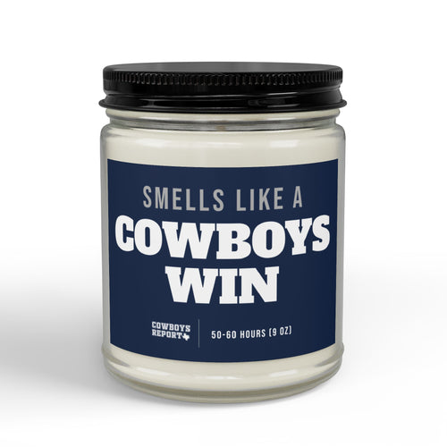 Smells Like A Cowboys Win Candle (9oz) from Cowboys Report