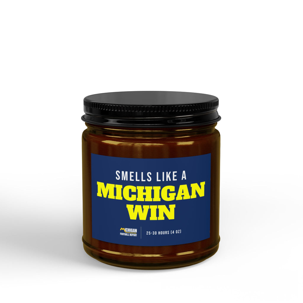 Smells Like A Michigan Win Candle (4oz) from Michigan Football Report