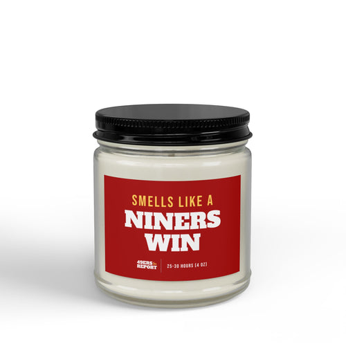 Smells Like A Niners Win Candle (4oz) from 49ers Report