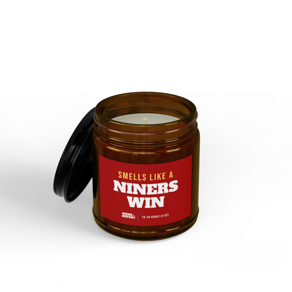 Smells Like A Niners Win Candle (4oz) from 49ers Report