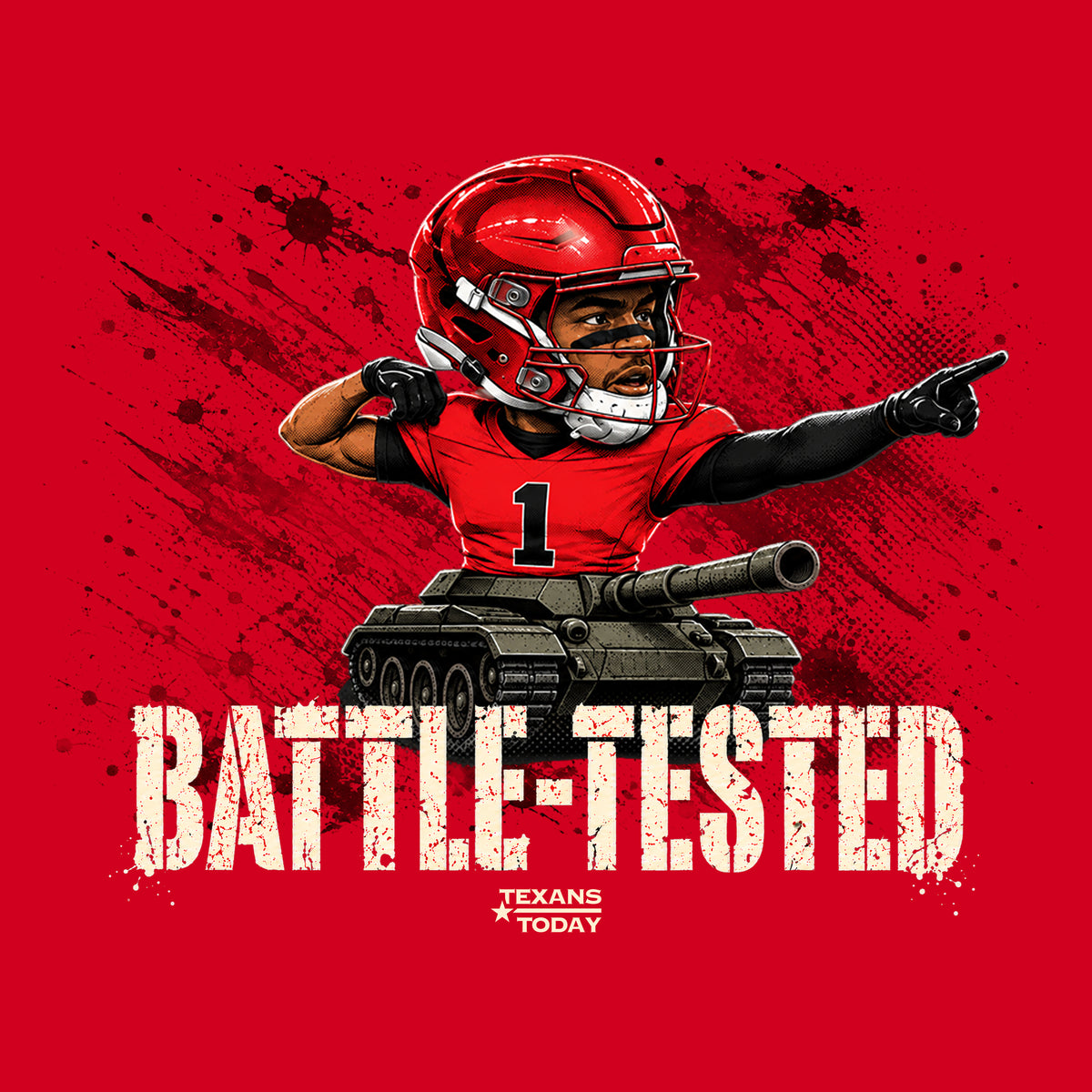 Battle-Tested T-Shirt from Texans Today