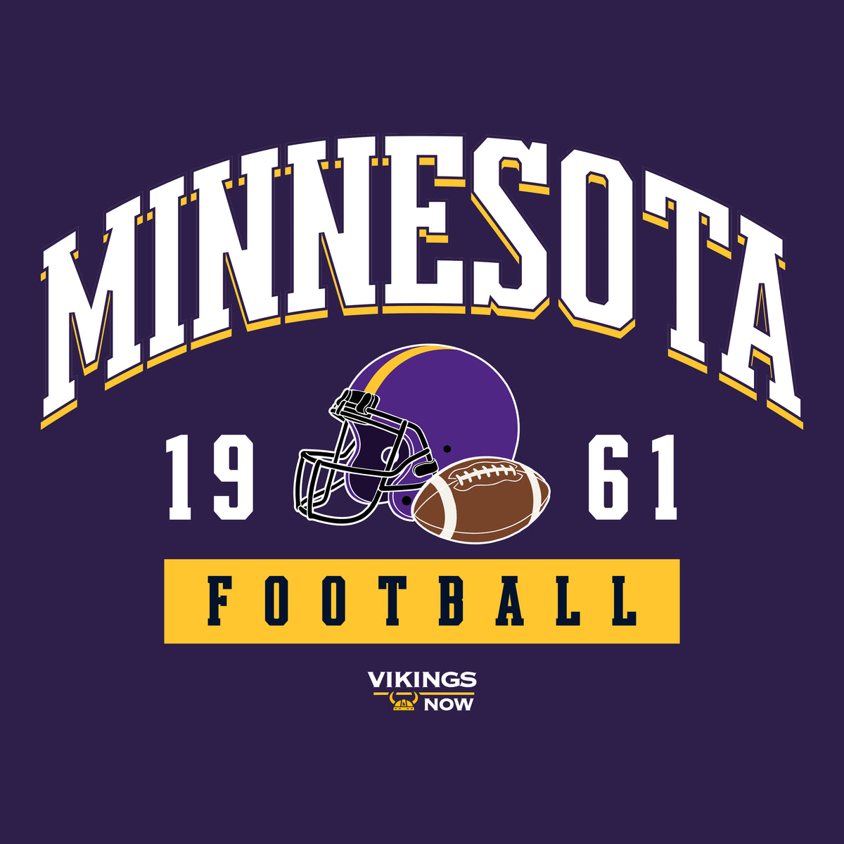 Minnesota 1961 T-Shirt from Vikings Now