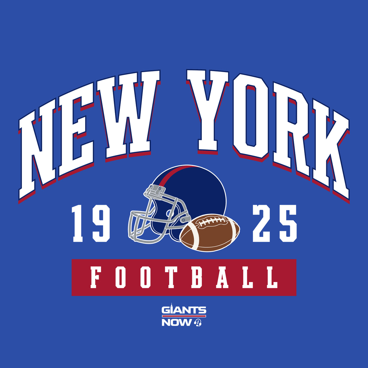 New York Football 1925 Hoodie from Giants Now