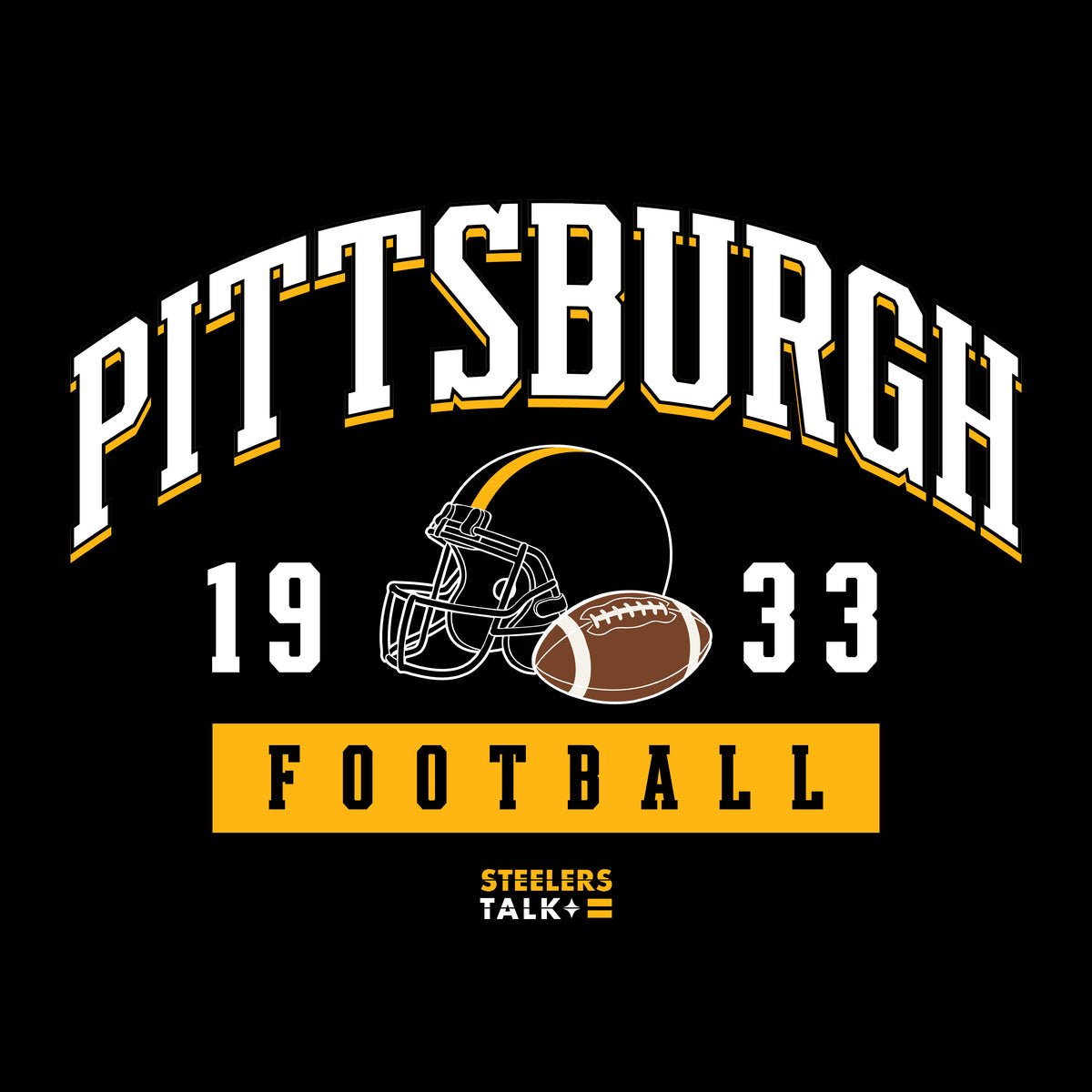 Pittsburgh 1933 T-Shirt from Steelers Talk