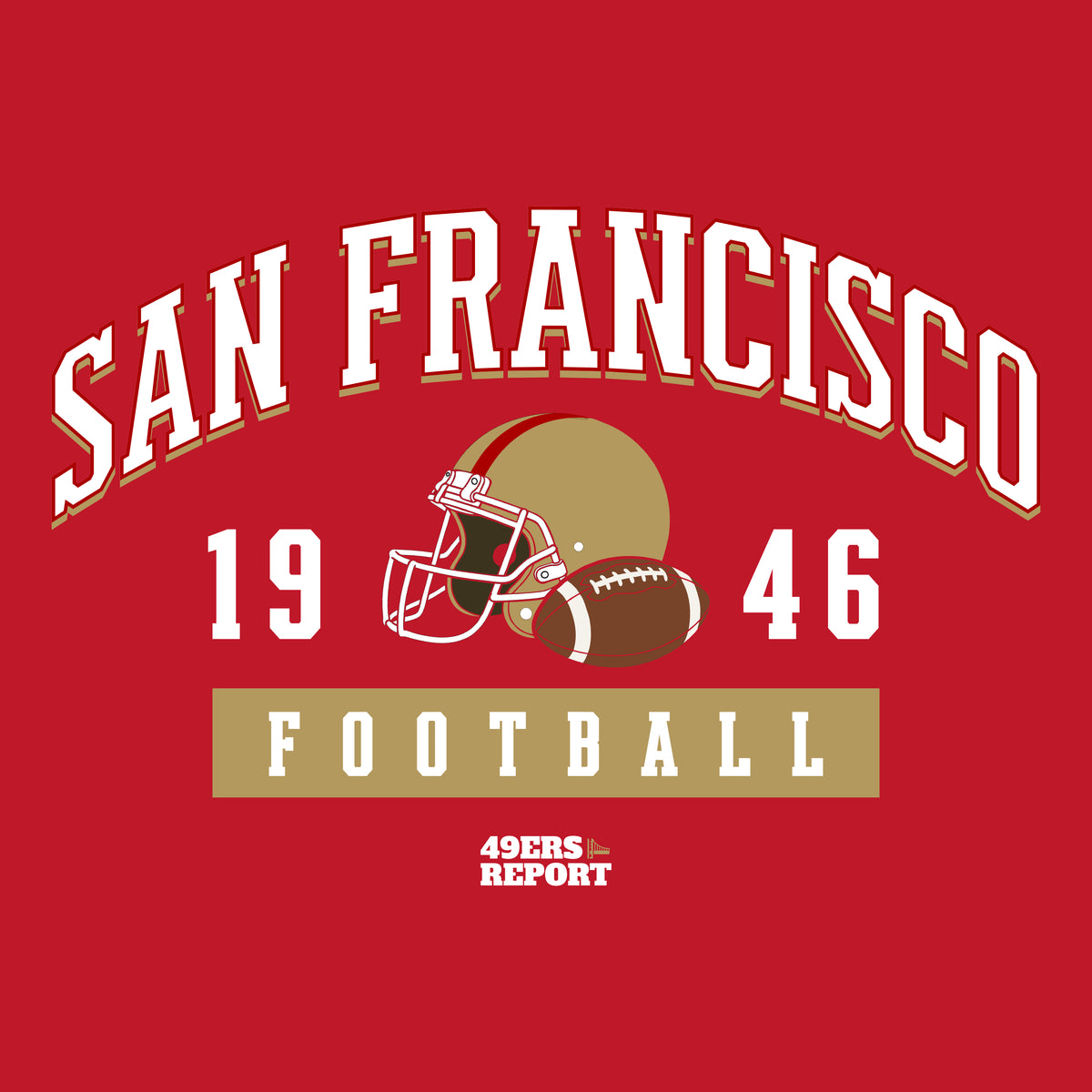 San Francisco Football 1946 T-Shirt from 49ers Report