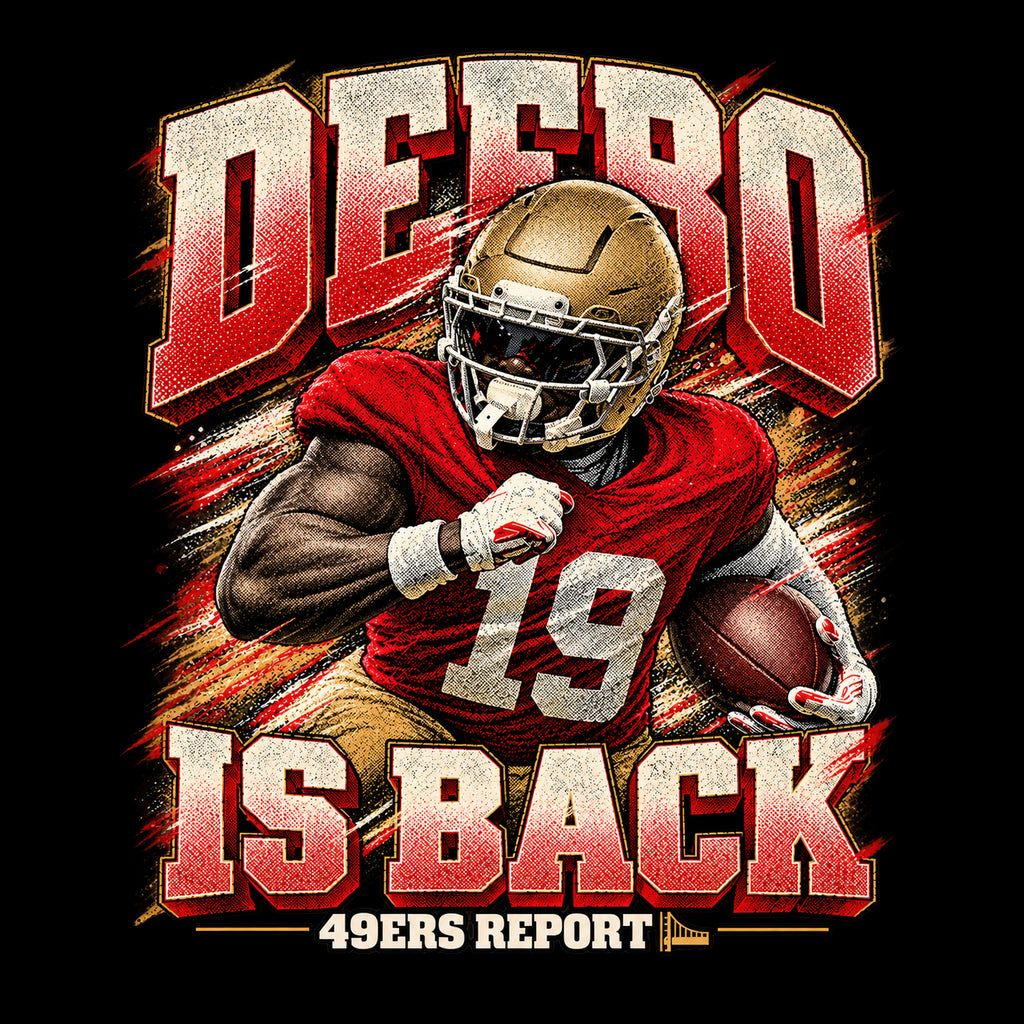 HE'S BACK T-Shirt from 49ers Report
