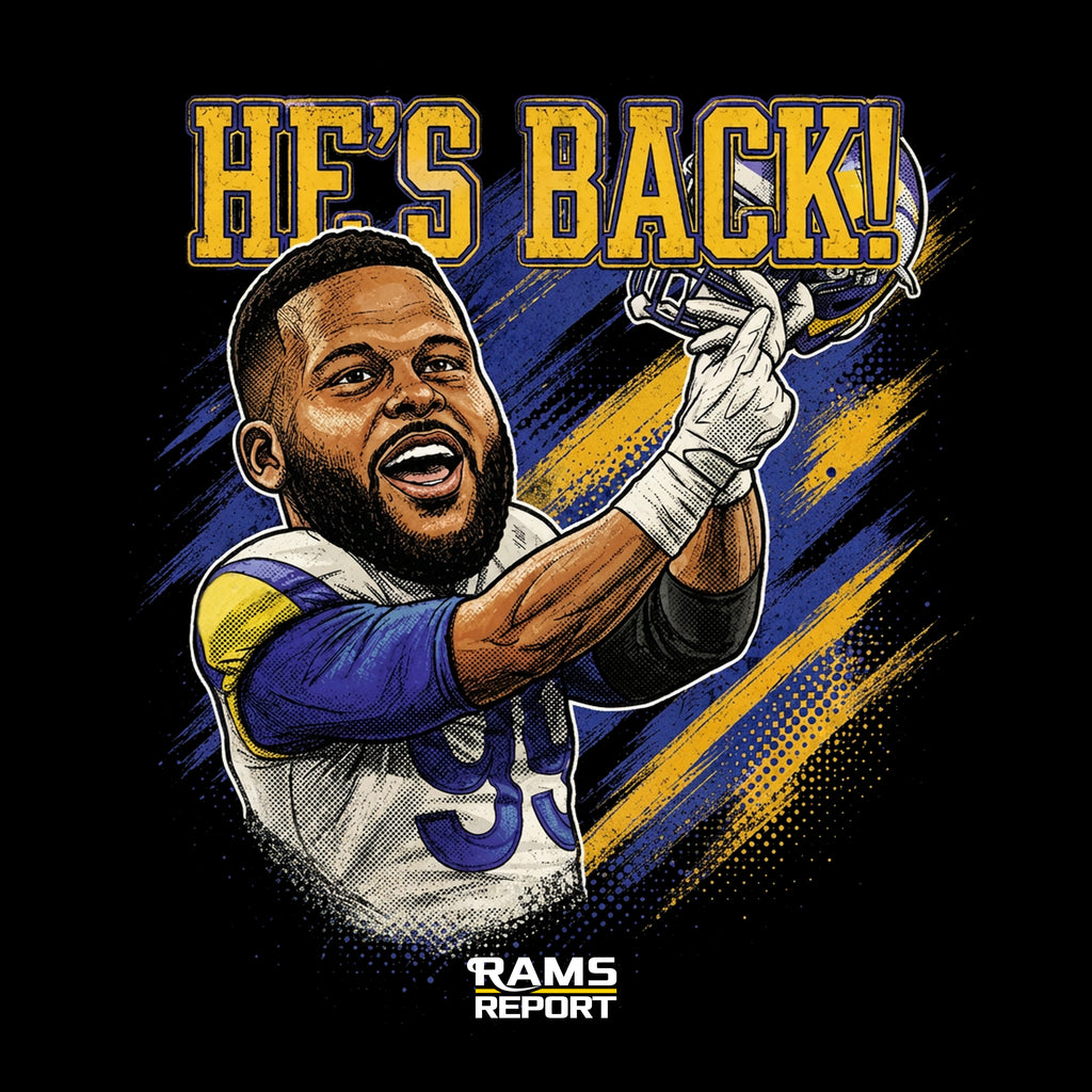 He's Back T-Shirt from Rams Report