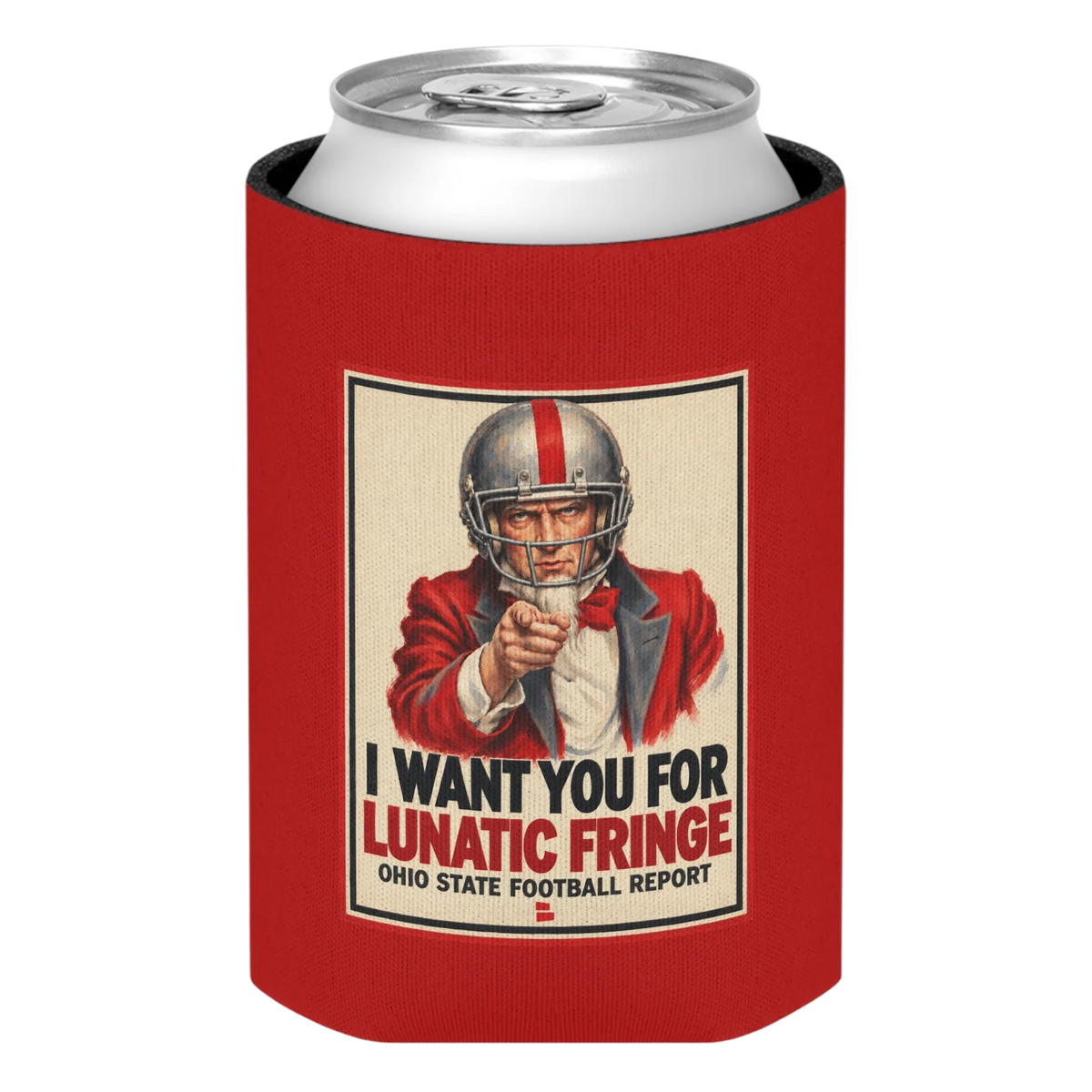 Lunatic Fringe Koozie from Ohio State Football Report