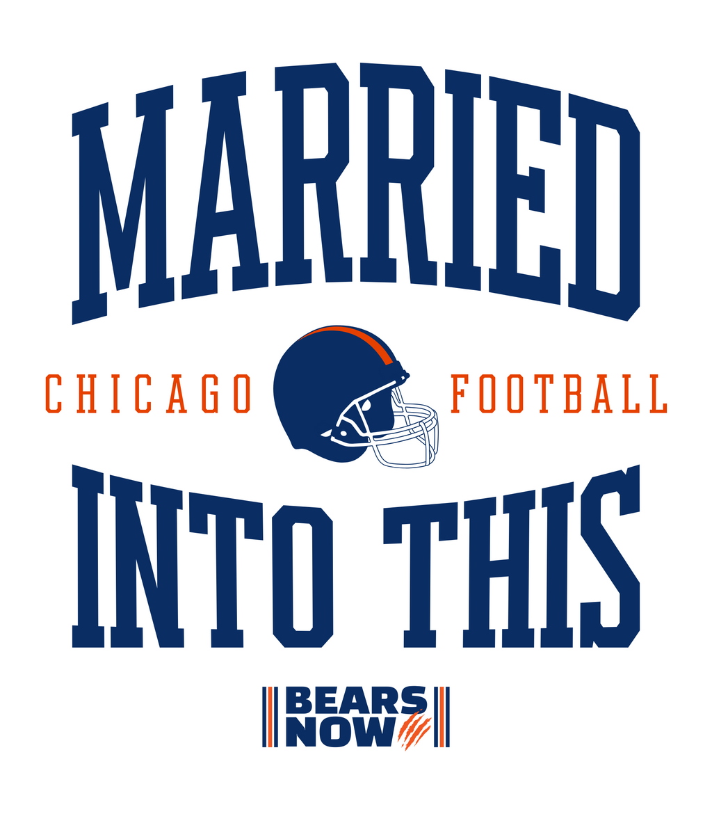 MARRIED INTO THIS | Chicago Football Women's Relaxed T-Shirt
