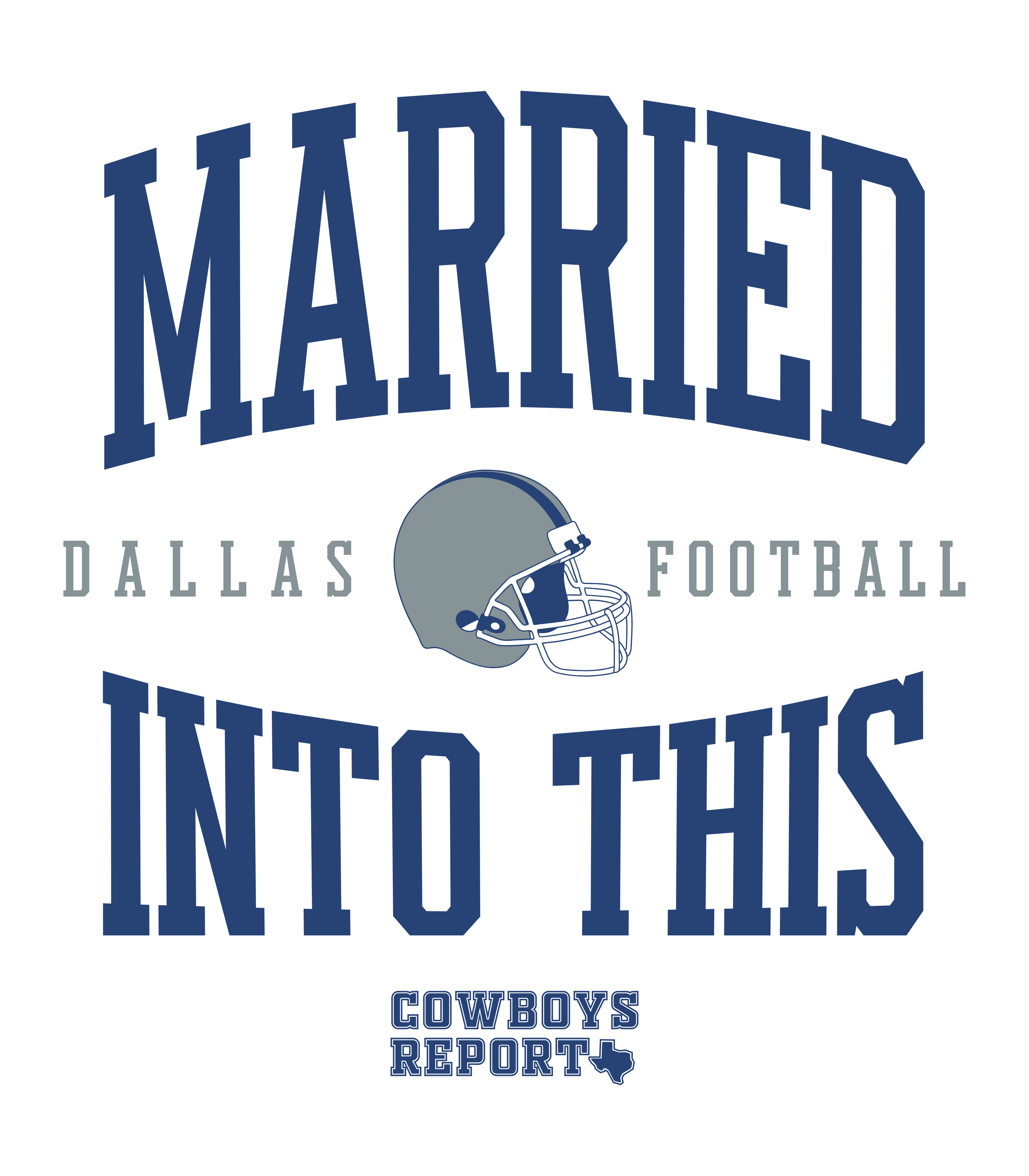 MARRIED INTO THIS | Dallas Football Women's Relaxed T-Shirt