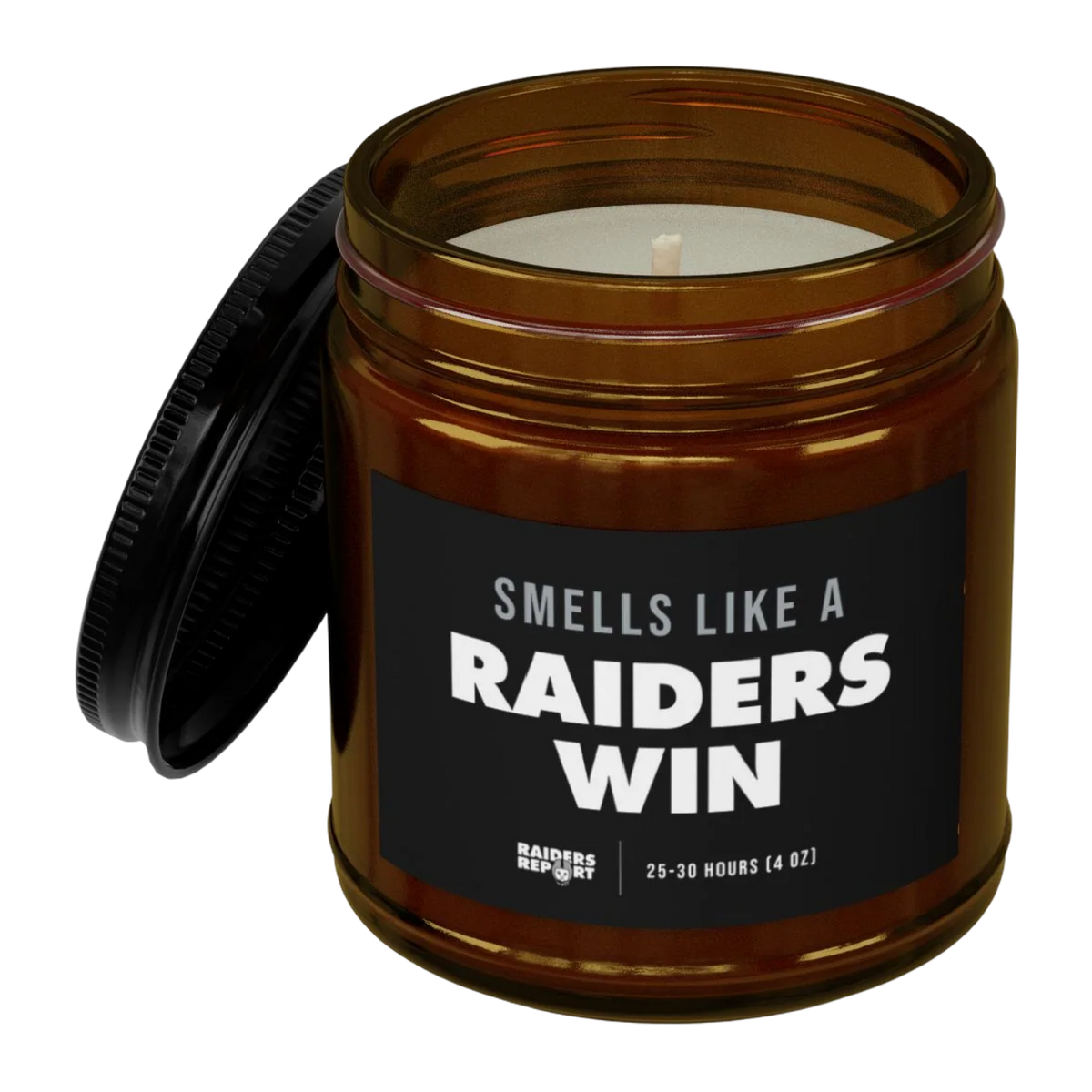Smells Like A Raiders Win Candle (4oz) from Raiders Report