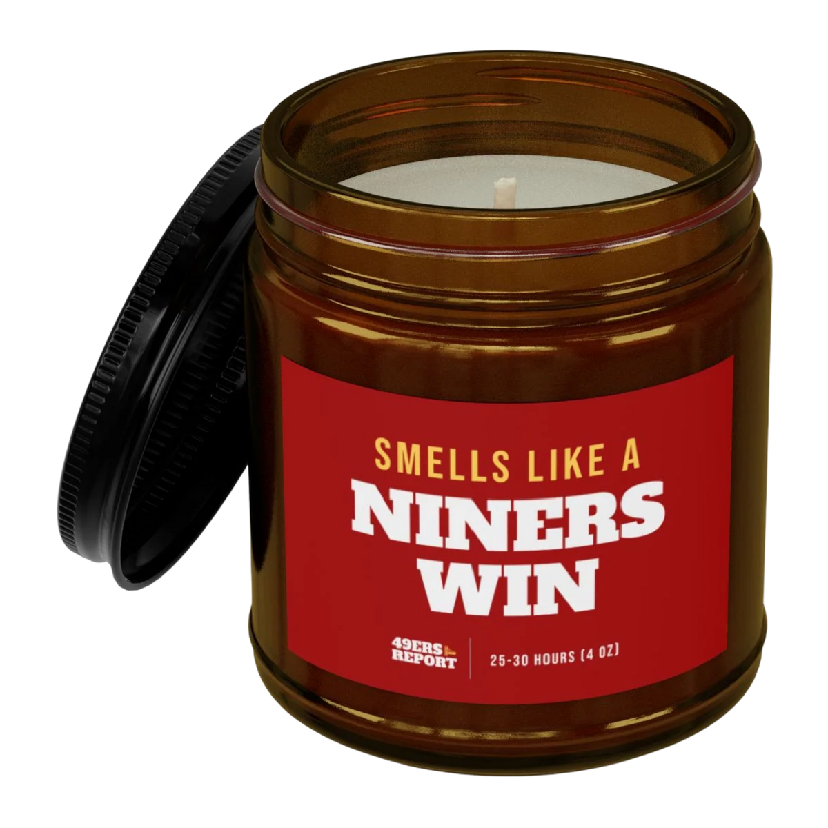 Smells Like A Niners Win Candle (4oz) from 49ers Report