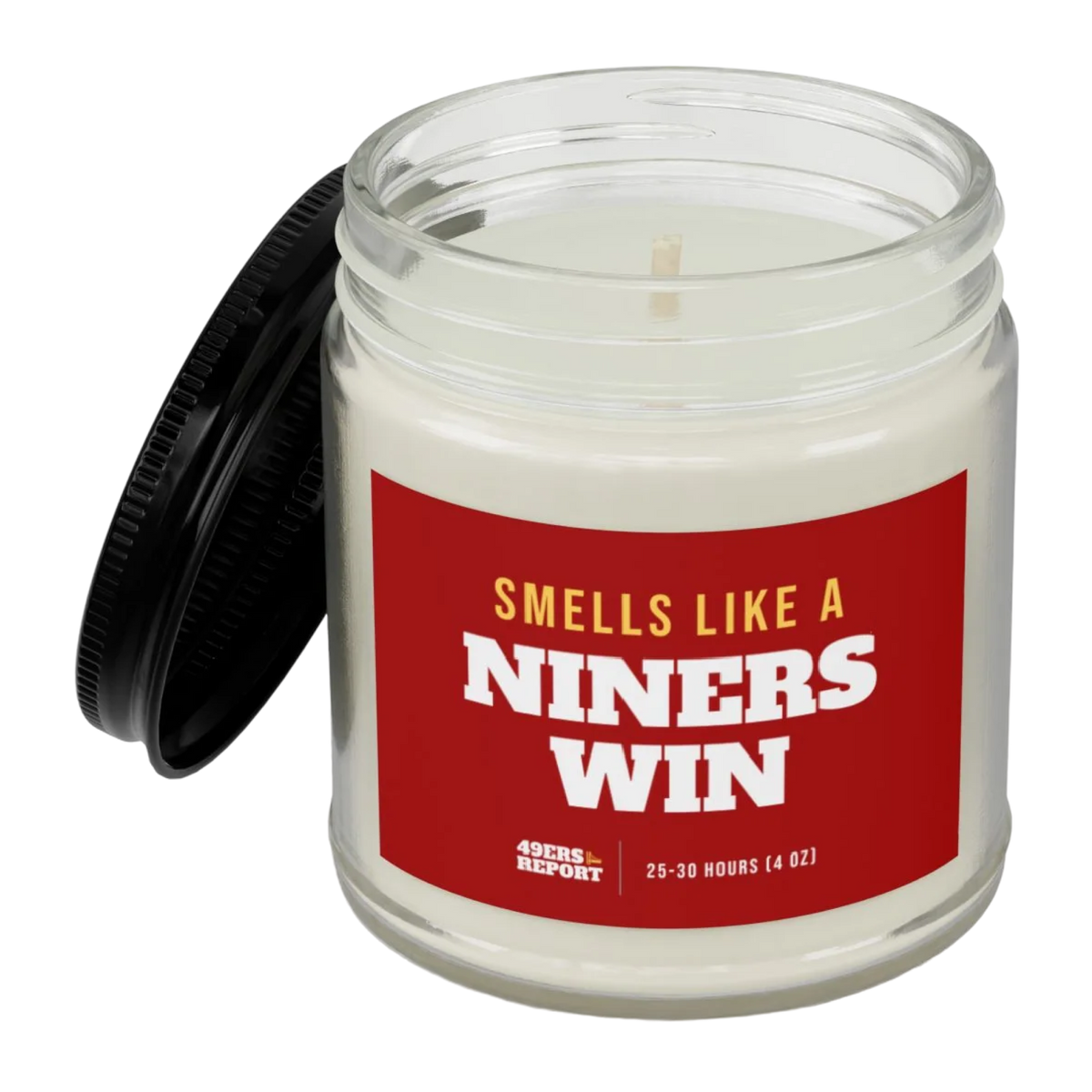 Smells Like A Niners Win Candle (4oz) from 49ers Report