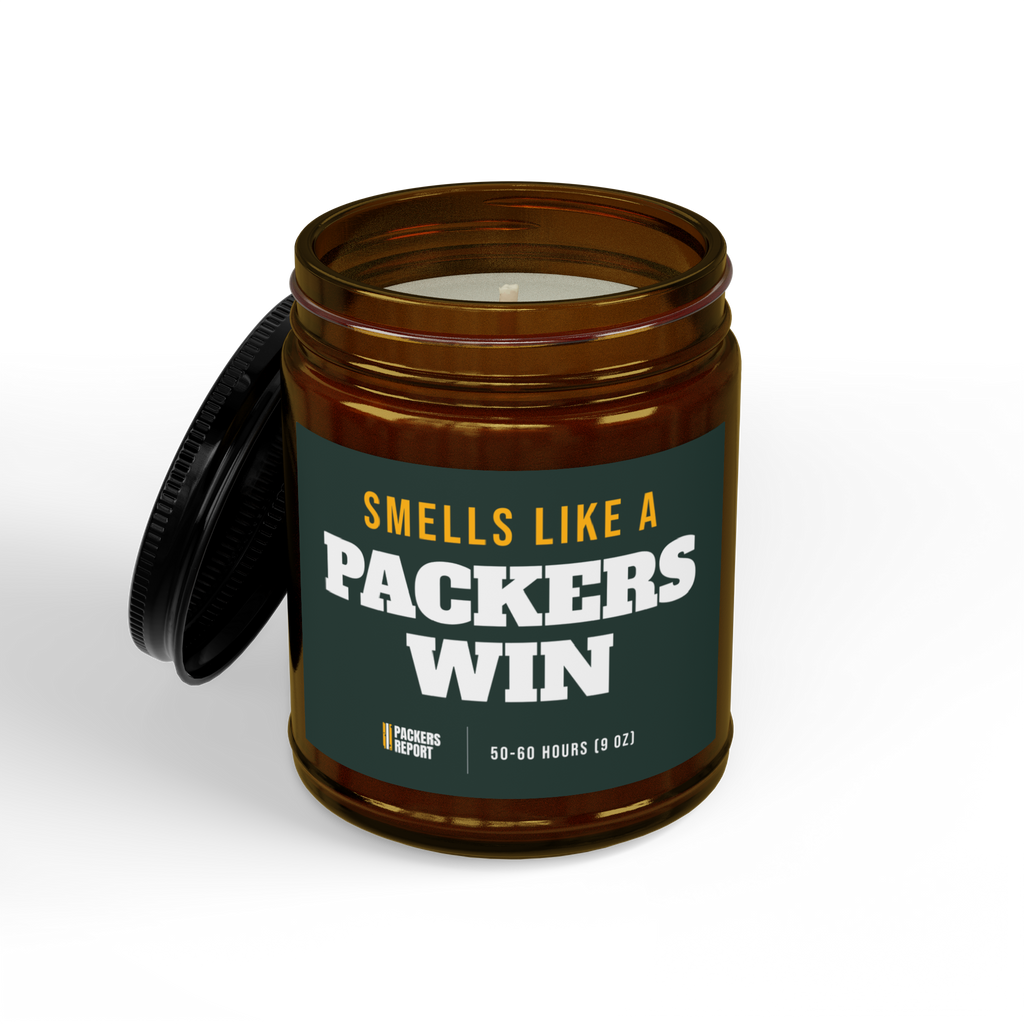 Smells Like A Packers Win Candle (9oz) from Packers Report
