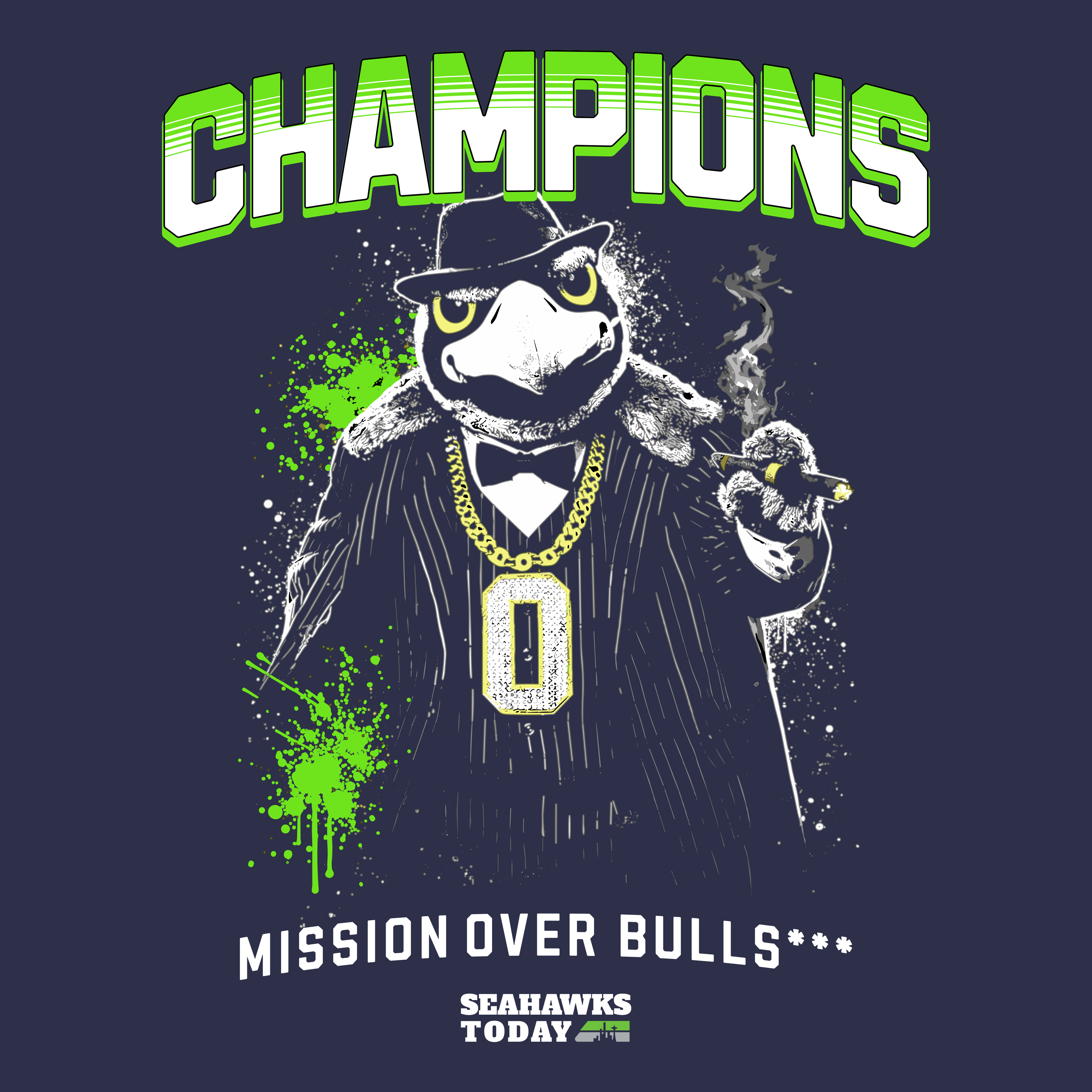 Seahawks Champs Mascot | Unisex T-shirt