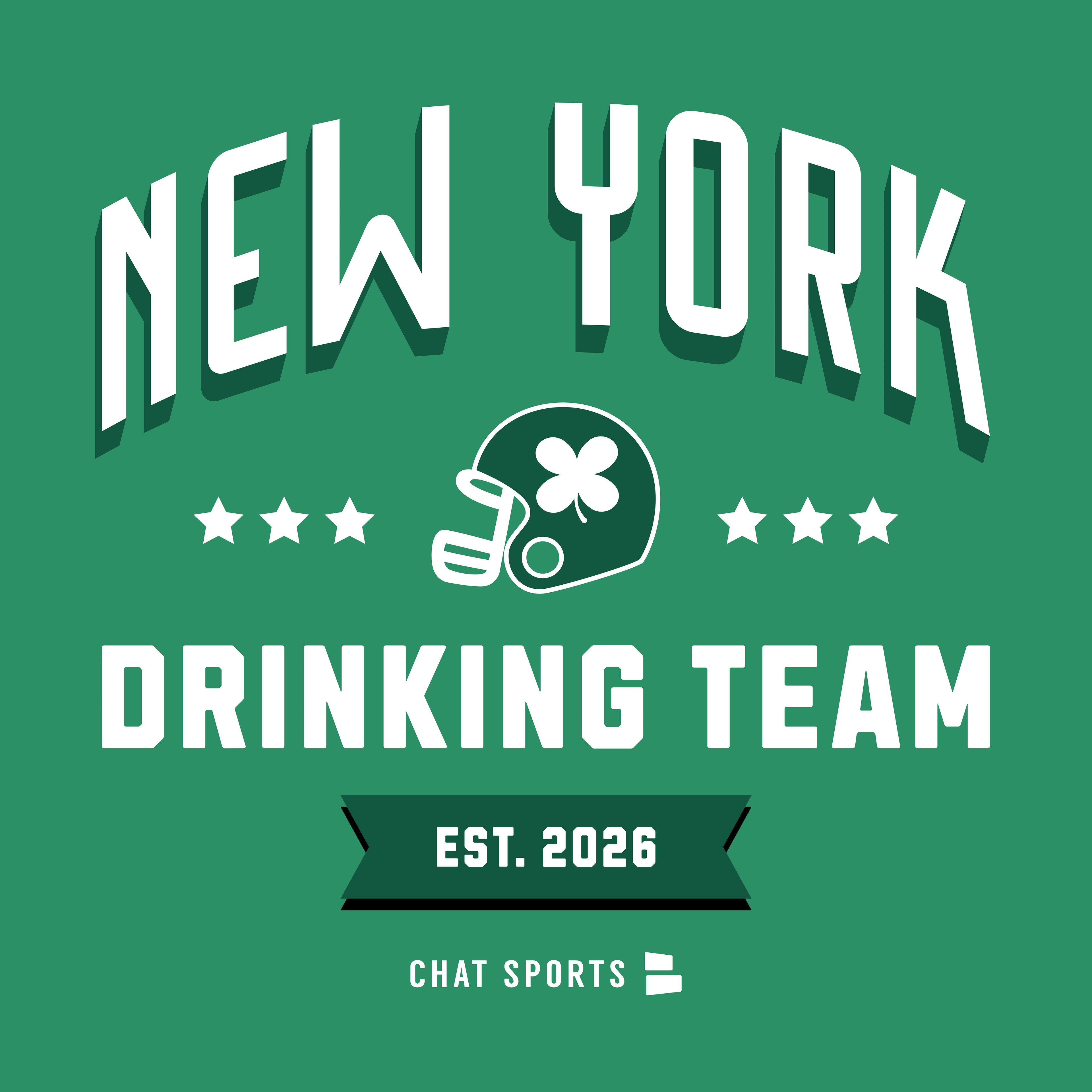 New York Gang Green Football Drinking Team T-Shirt | St. Patrick's Day