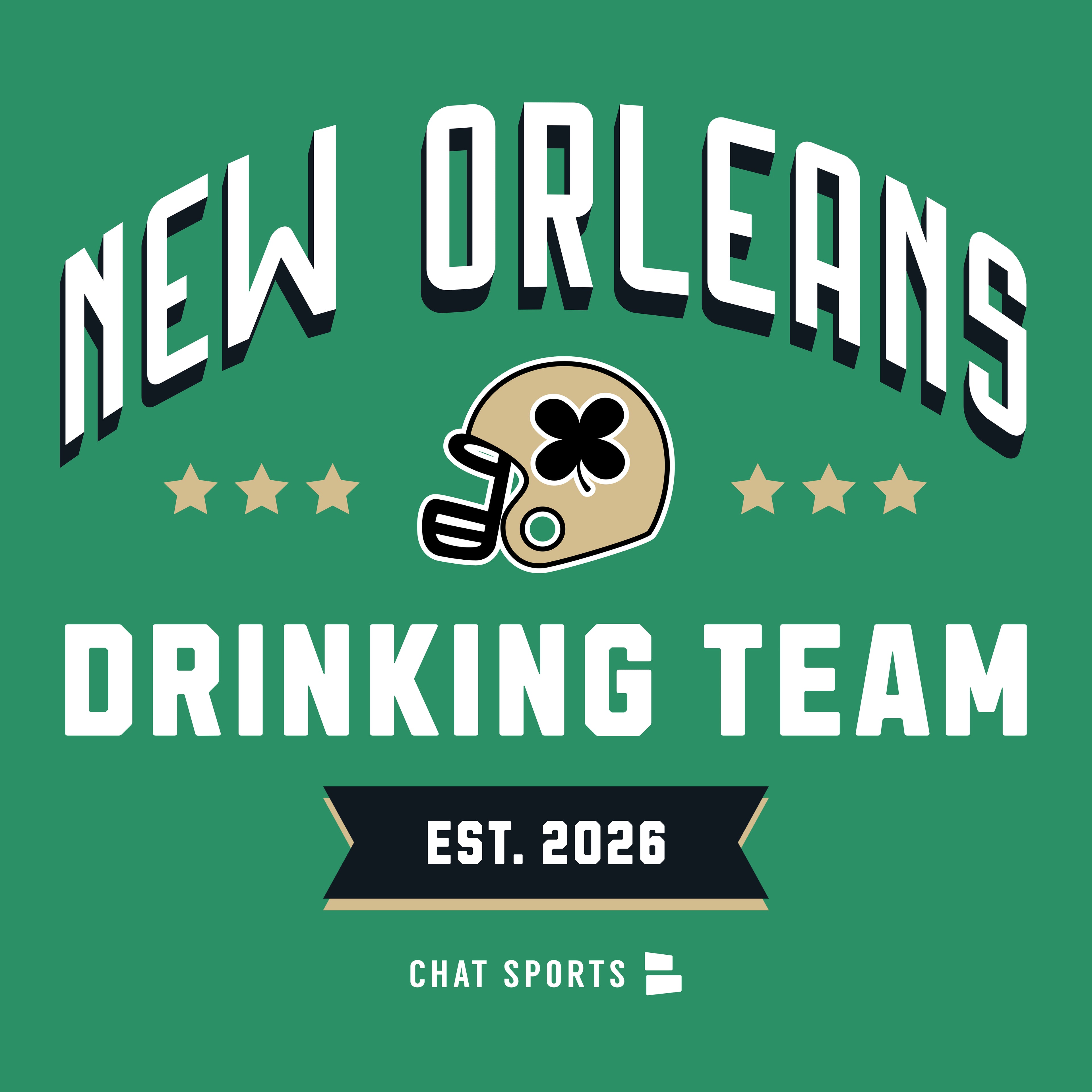 New Orleans Drinking Team T-Shirt | St. Patrick's Day