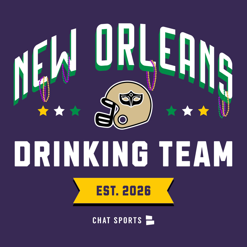 New Orleans Drinking Team T-Shirt | Mardi Gras