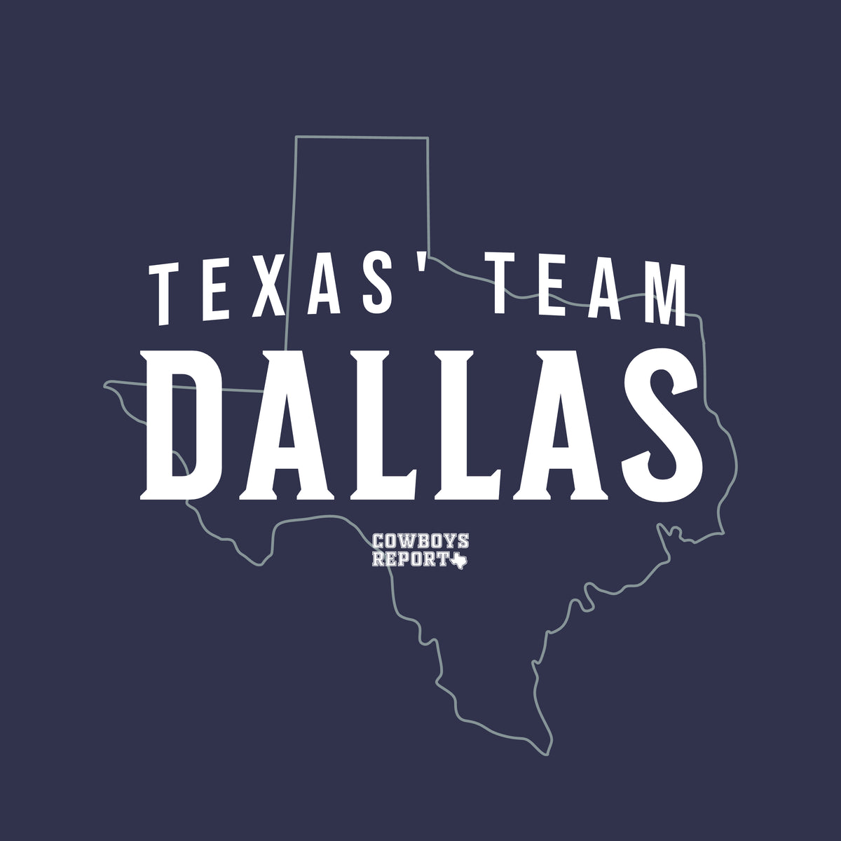 TEXAS' TEAM T-Shirt from Cowboys Report