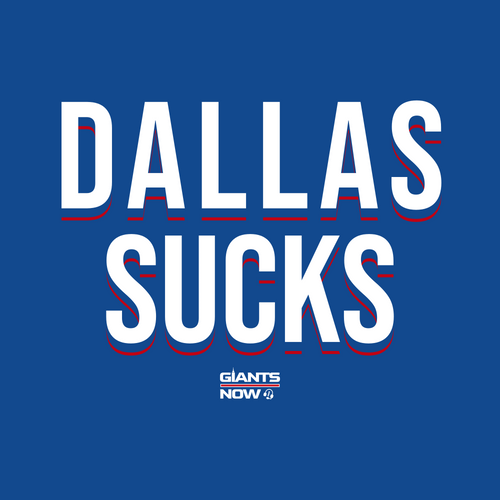 Dallas Sucks T-Shirt from Giants Now