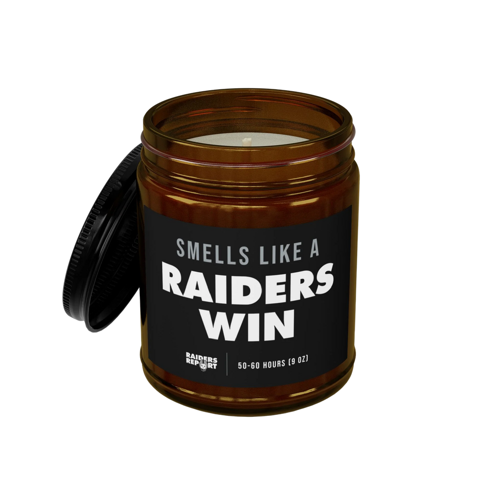 Smells Like A Raiders Win Candle (9oz) from Raiders Report