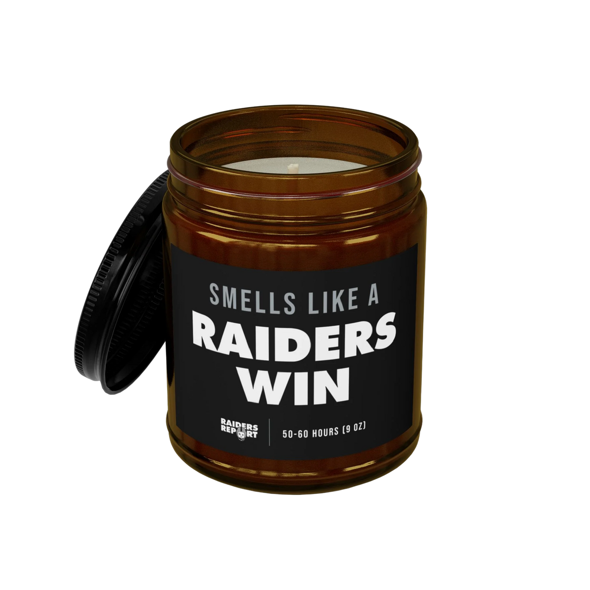Smells Like A Raiders Win Candle (9oz) from Raiders Report