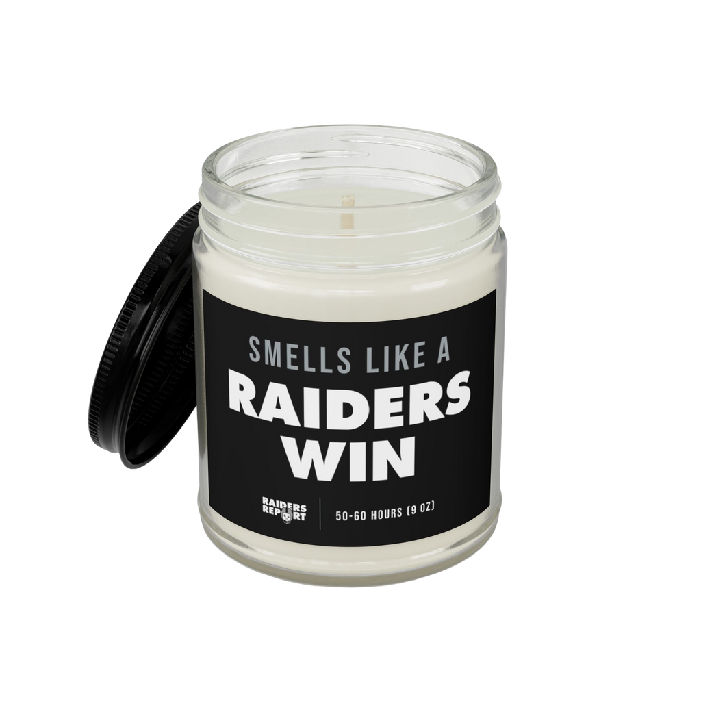 Smells Like A Raiders Win Candle (9oz) from Raiders Report