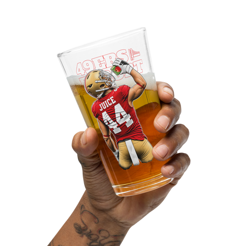 Juice Pint Glass from 49ers Report (16oz)