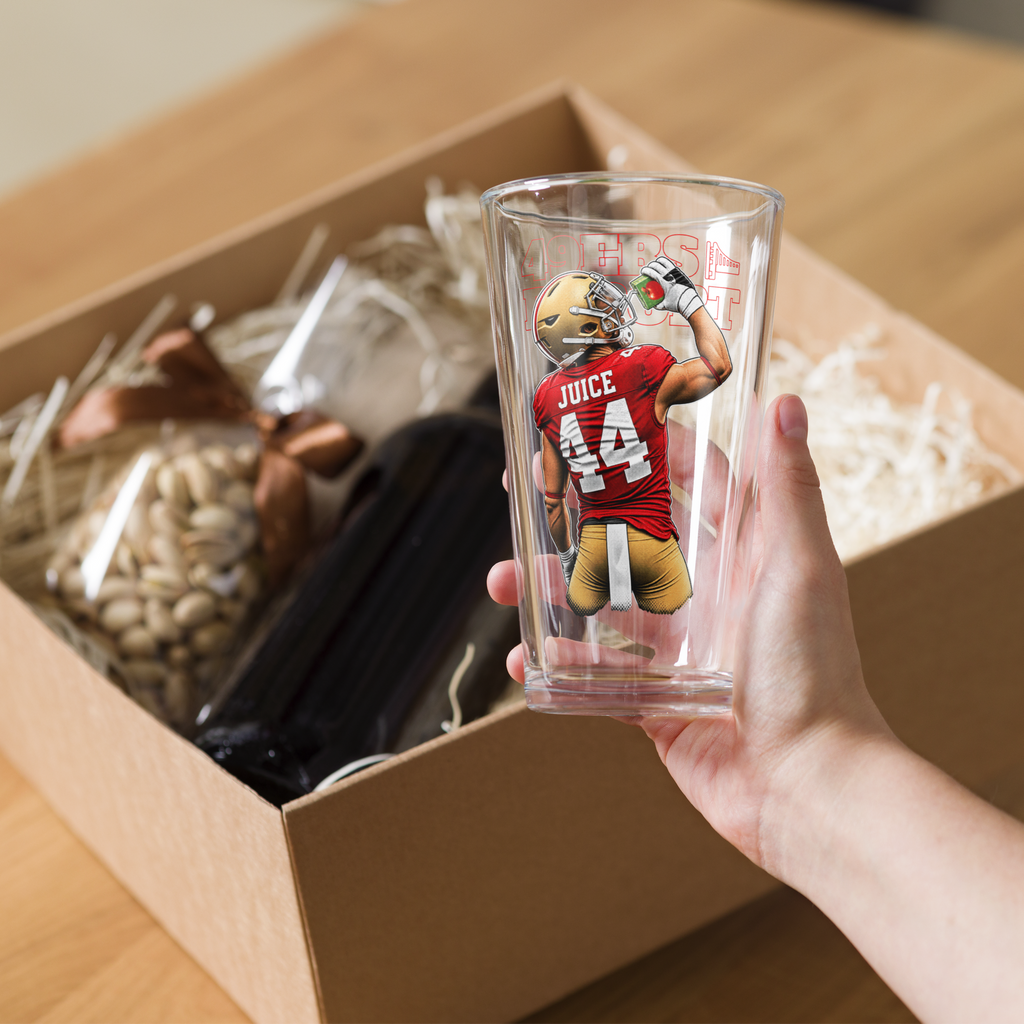 Juice Pint Glass from 49ers Report (16oz)