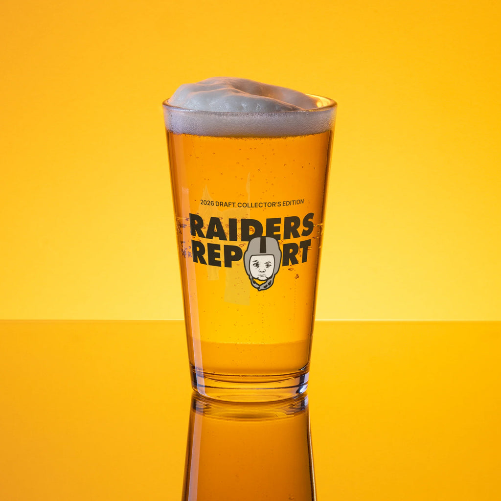 RR Pint Glasses | 2026 Draft Collector's Edition from Raiders Report