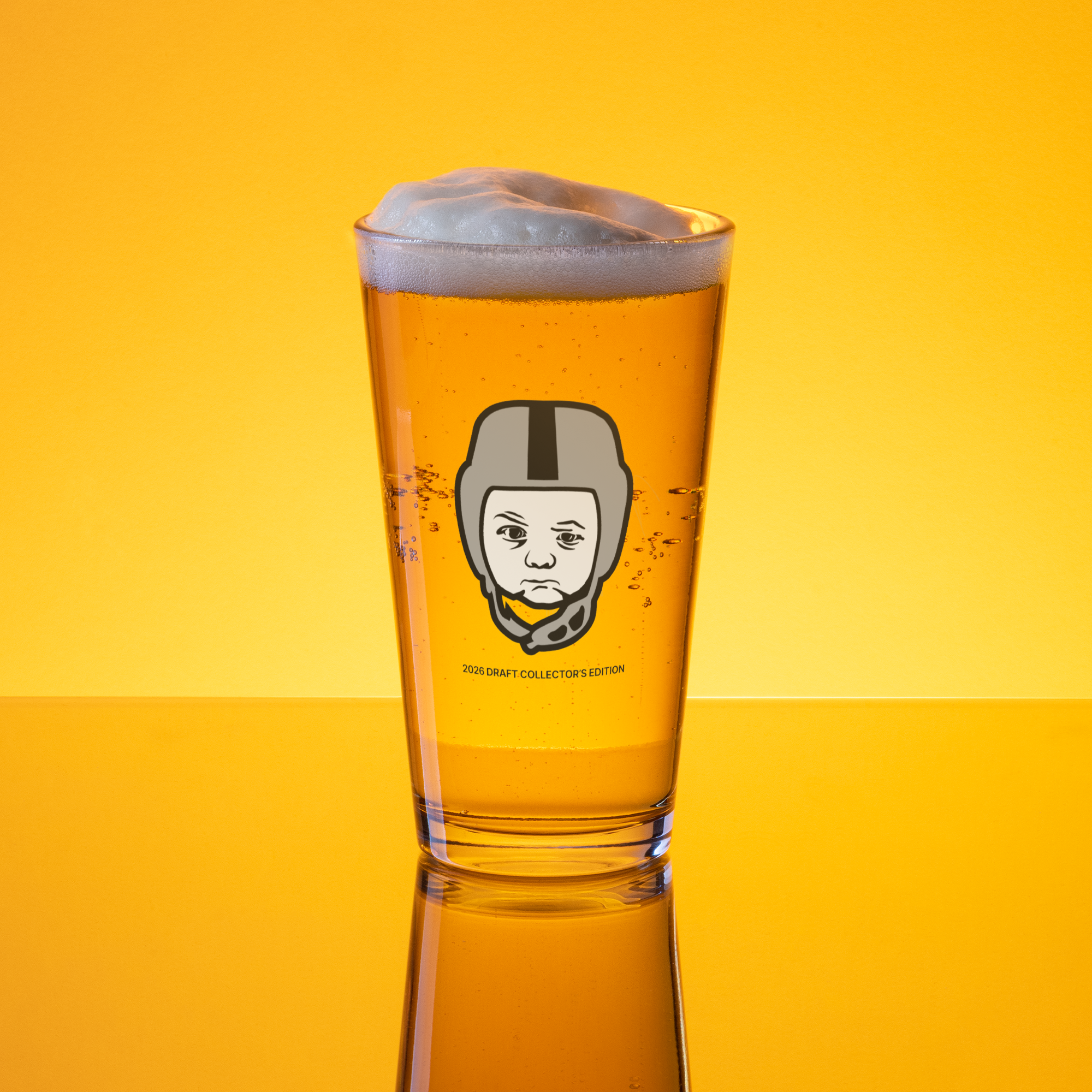 RR Pint Glasses | 2026 Draft Collector's Edition from Raiders Report