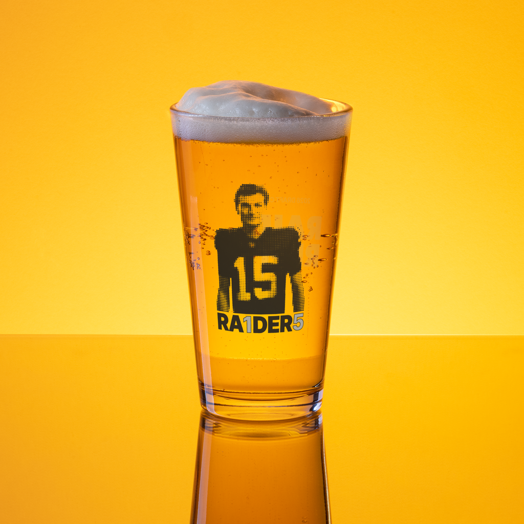 RR Pint Glasses | 2026 Draft Collector's Edition from Raiders Report