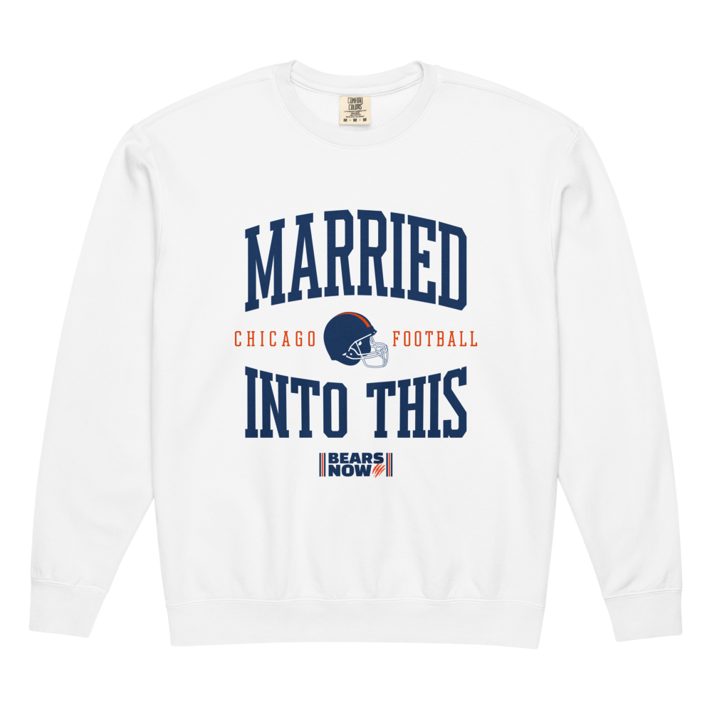 MARRIED INTO THIS | Chicago Football Women's Sweatshirt