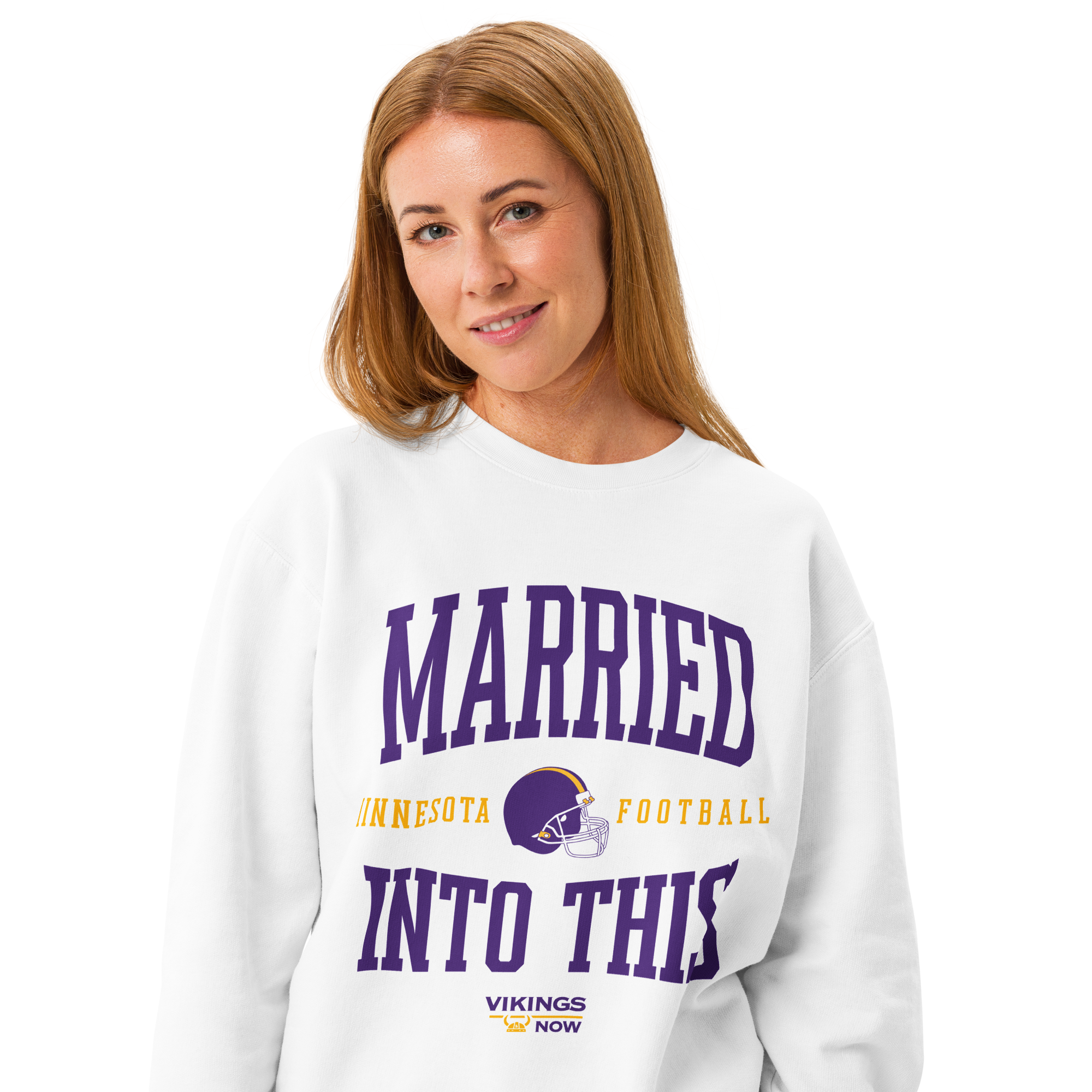 MARRIED INTO THIS | Minnesota Football Women's Sweatshirt
