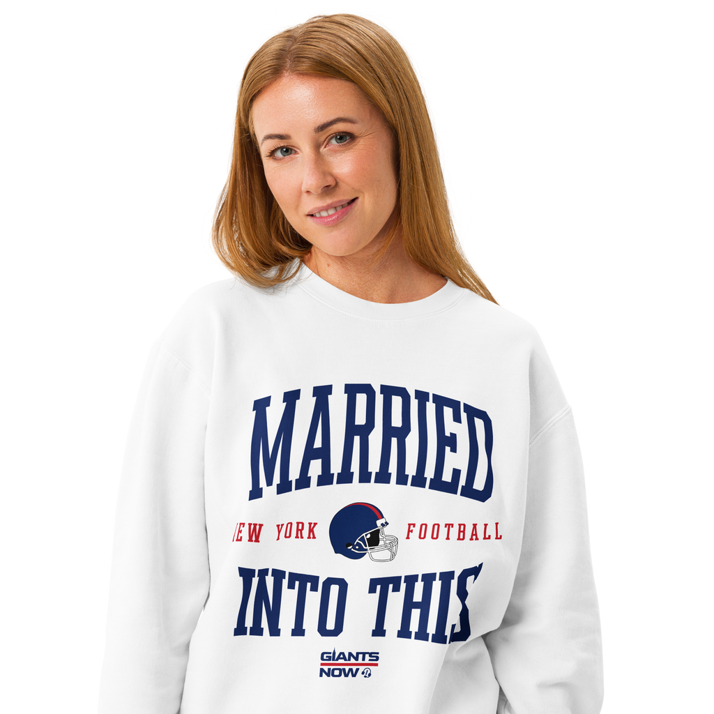 MARRIED INTO THIS | New York Football Women's Sweatshirt