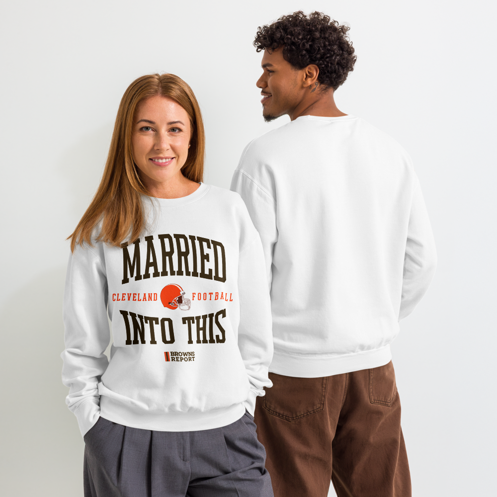 MARRIED INTO THIS | Cleveland Football Women's Sweatshirt