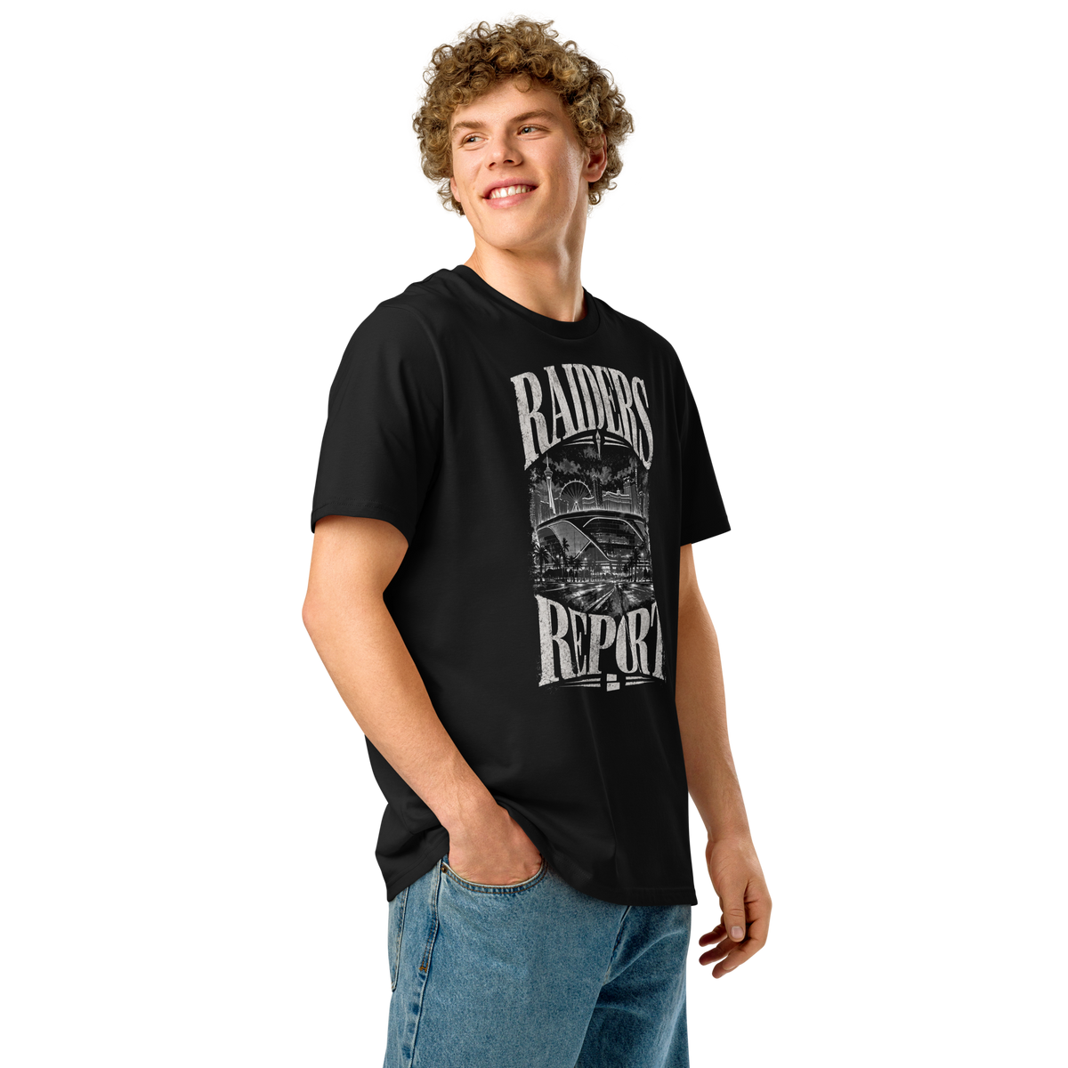 Raiders Report Skyline T-Shirt from Chat Sports