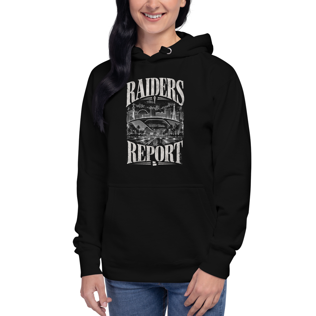 Raiders Report Skyline Hoodie from Chat Sports