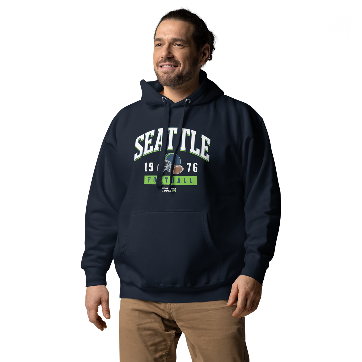 Seattle Football 1976 Hoodie from Seahawks Today