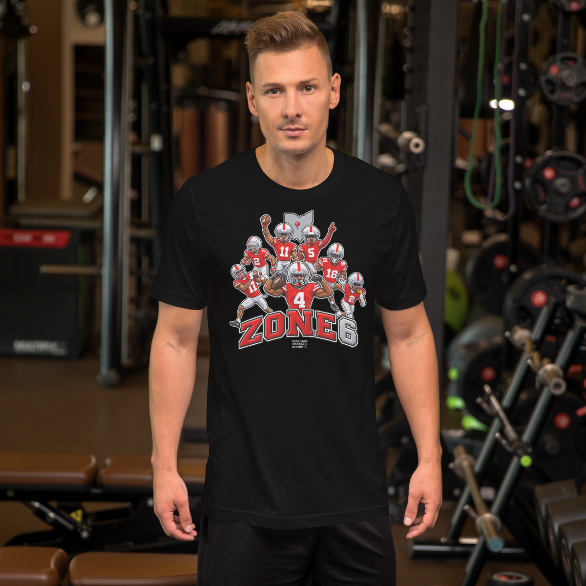 Zone 6 T-Shirt from Ohio State Football Report – Chat Sports