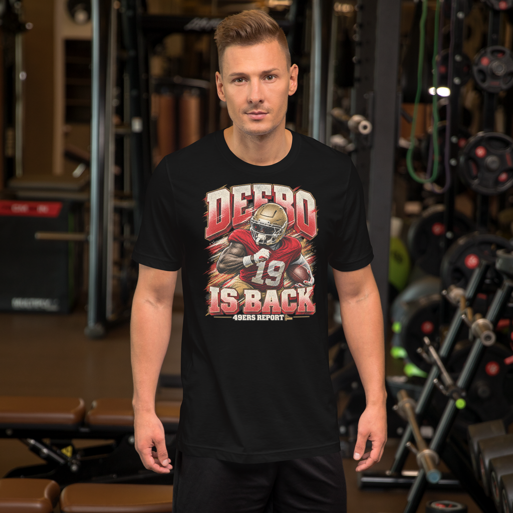 HE'S BACK T-Shirt from 49ers Report