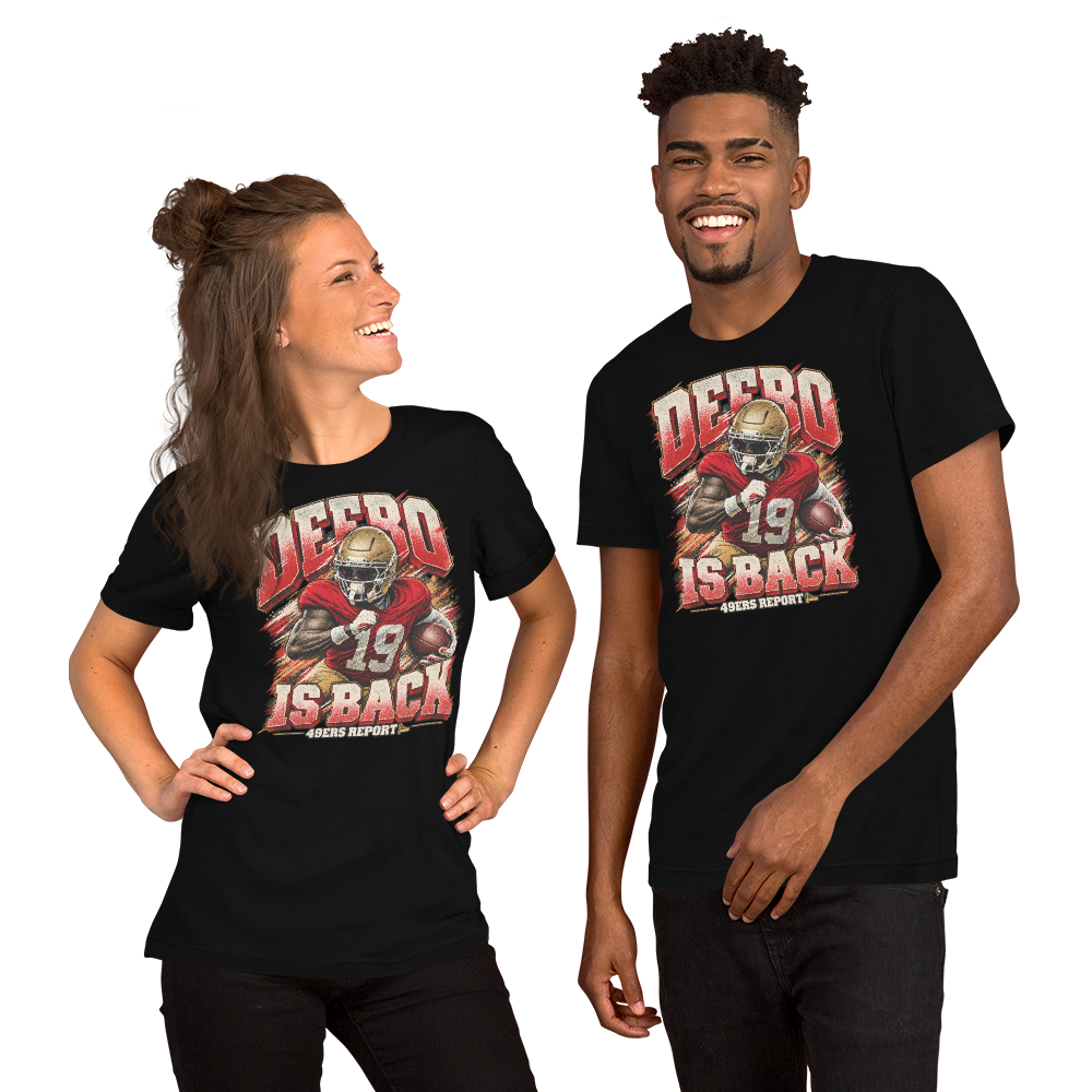 HE'S BACK T-Shirt from 49ers Report