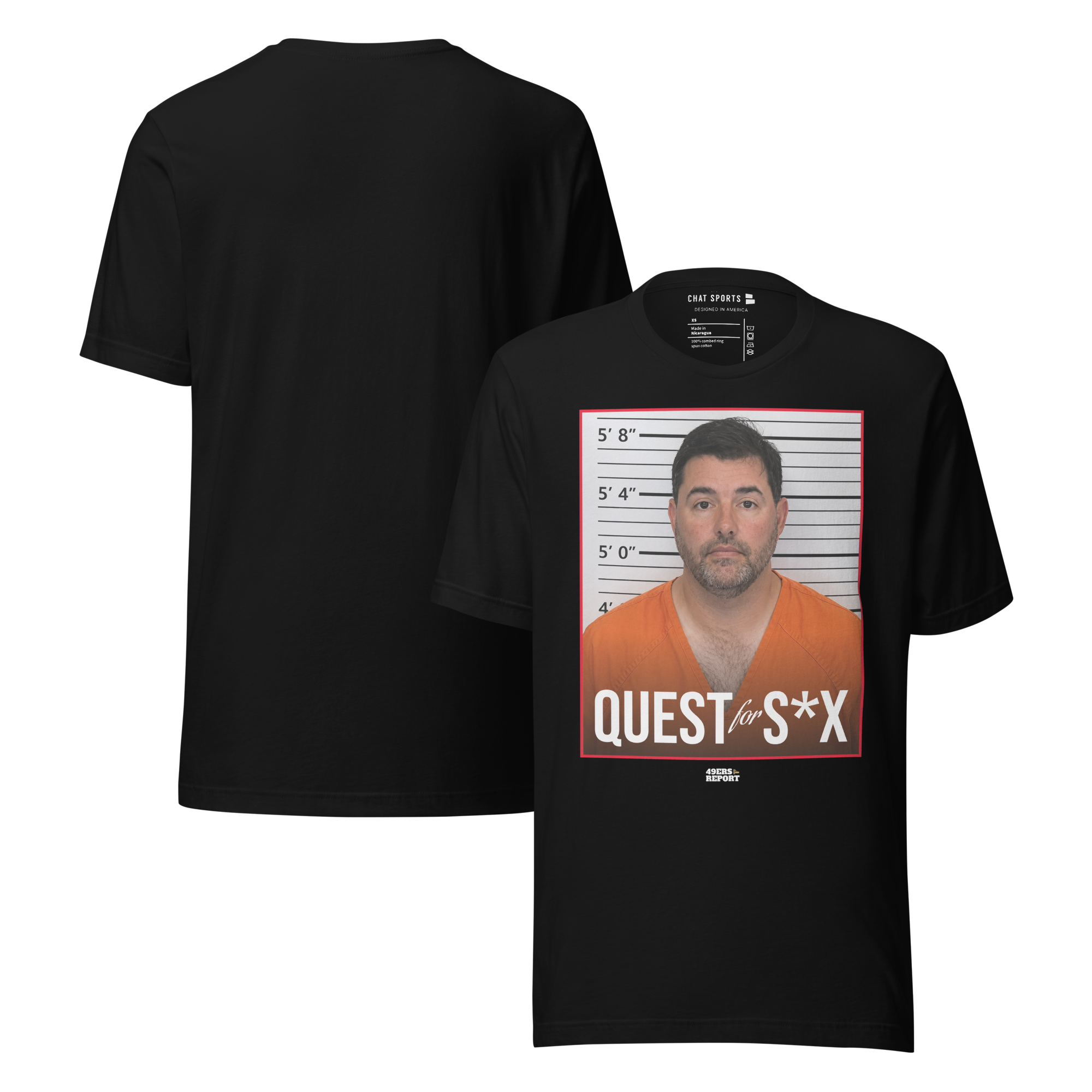 Quest For S*x T-Shirt from 49ers Report