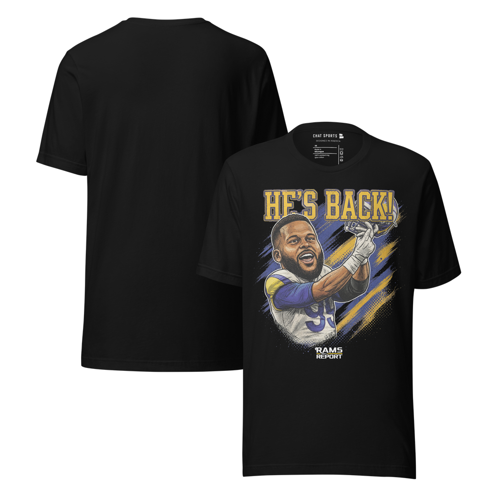He's Back T-Shirt from Rams Report