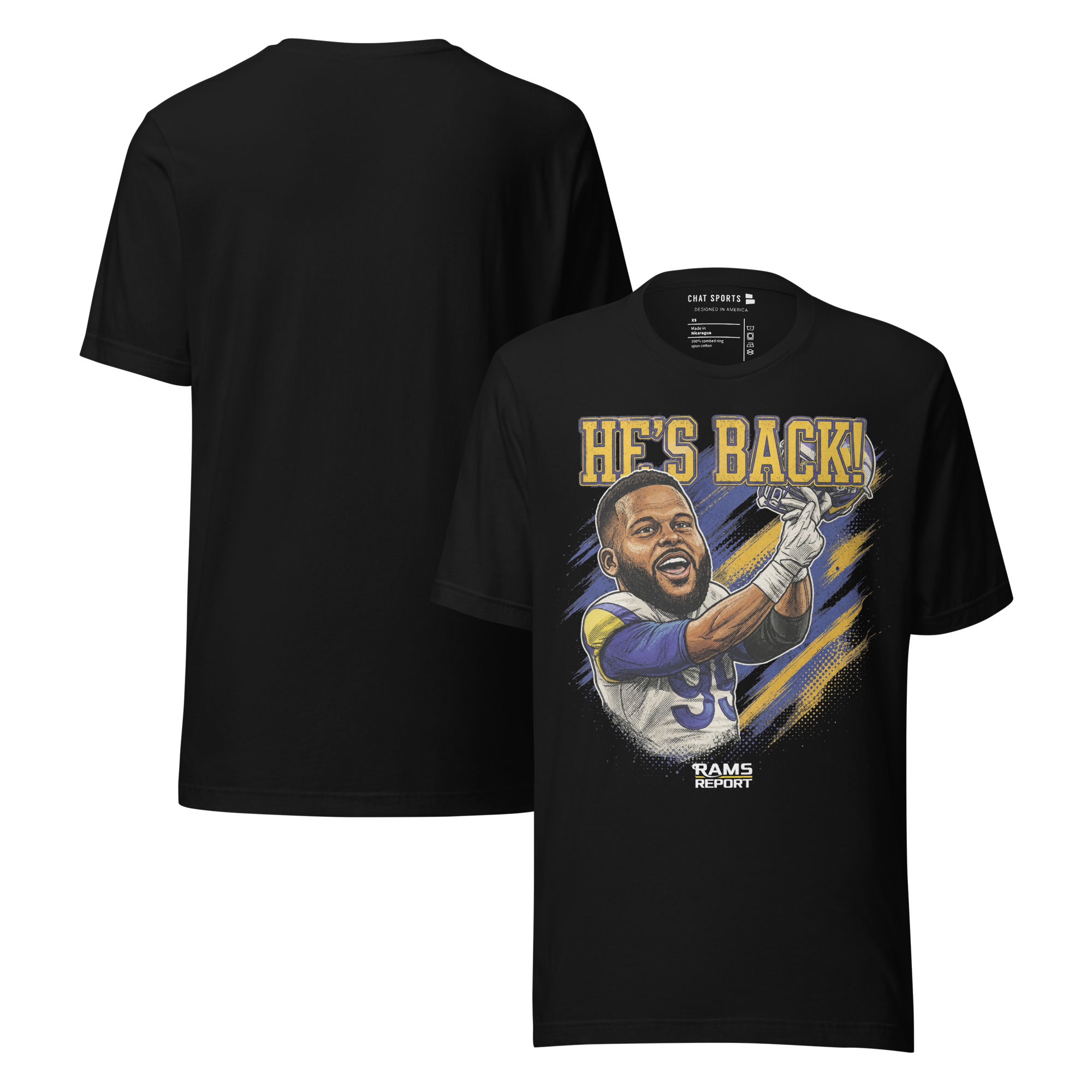 He's Back T-Shirt from Rams Report