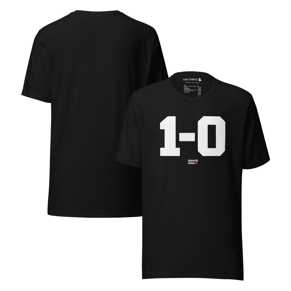 1-0 T-shirt from Giants Now