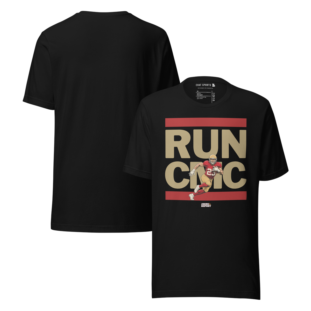 RUN CMC T-Shirt from 49ers Report