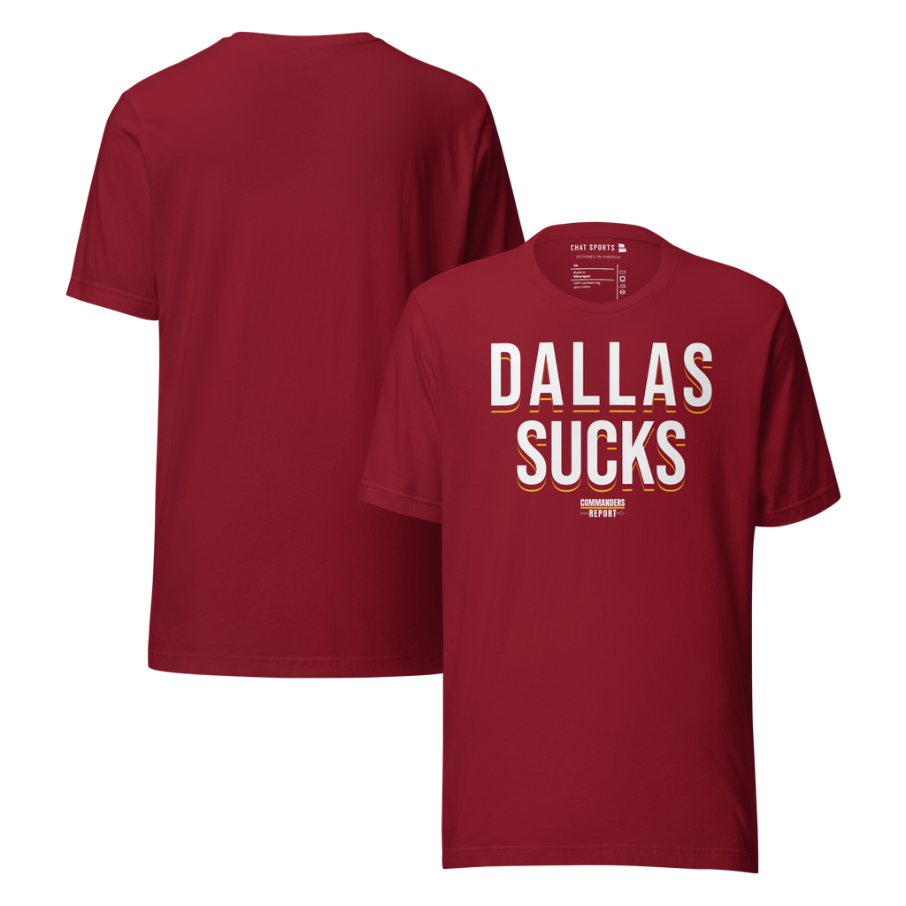 Dallas Sucks T-Shirt from Commanders Report